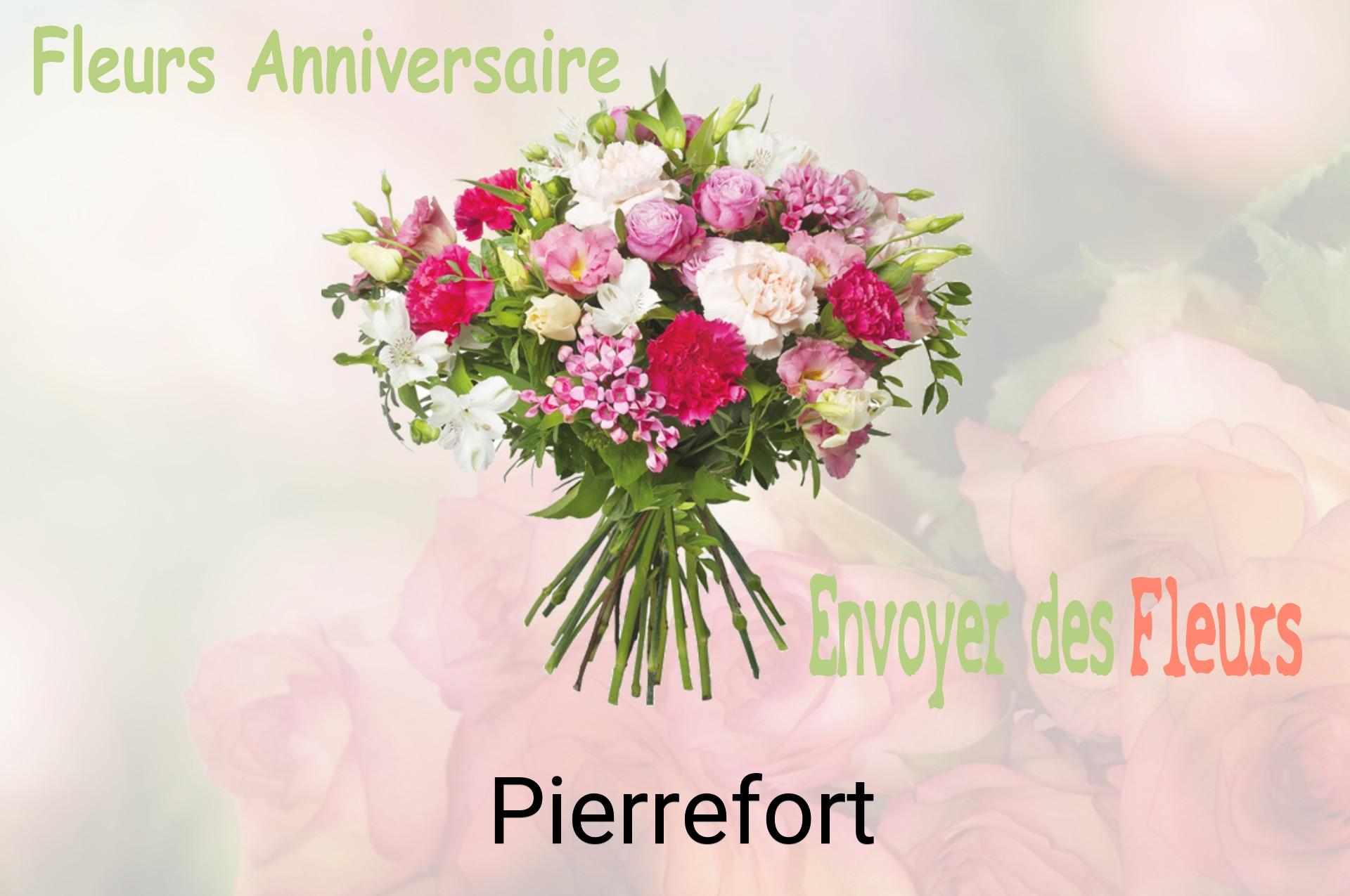 Bouquet de fleurs d’anniversaire livré à Pierrefort